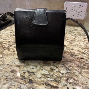 Women’s black clutch purse